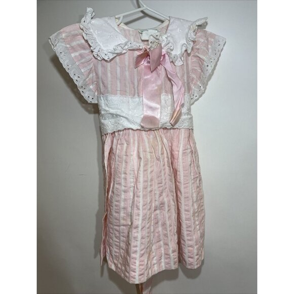 6-VTG Isabella Nannette Polly Flinders Girls Size 5 Dress Lot 60s 80s 90s - Picture 2 of 14